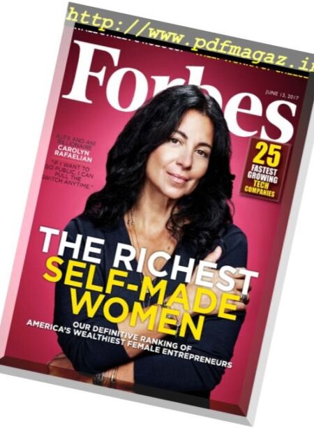 Forbes USA – 13 June 2017 Cover