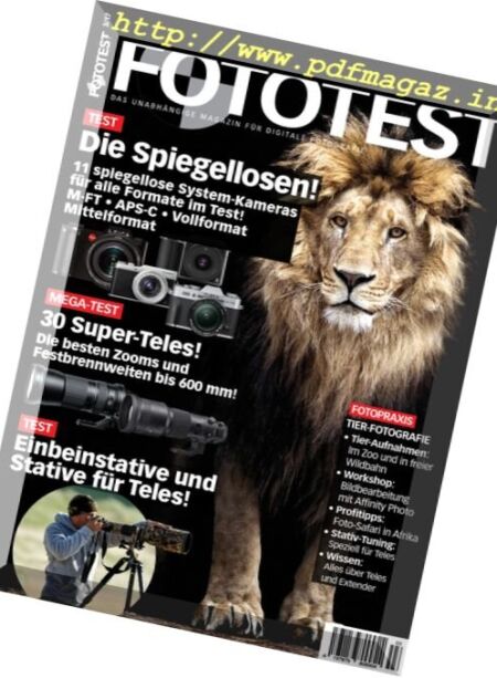 Fototest – Mai-Juni 2017 Cover