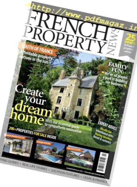 French Property News – July 2017 Cover