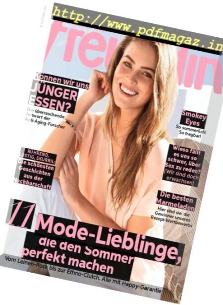 Freundin – 14 Juni 2017 Cover