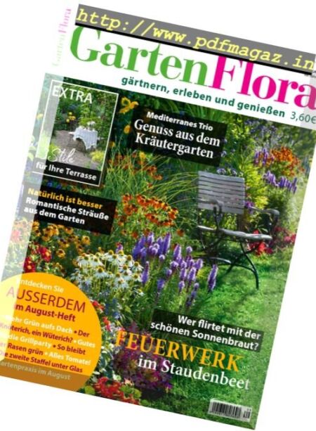 Garten Flora – August 2017 Cover
