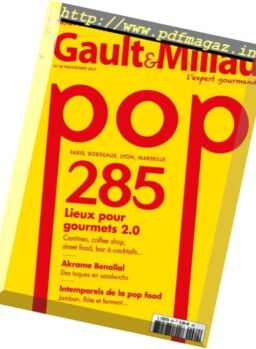 Gault & Millau – Printemps 2017
