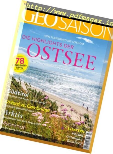 Geo Saison – Juli 2017 Cover