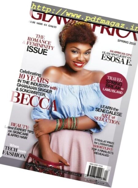 Glam Africa – Spring 2016 Cover
