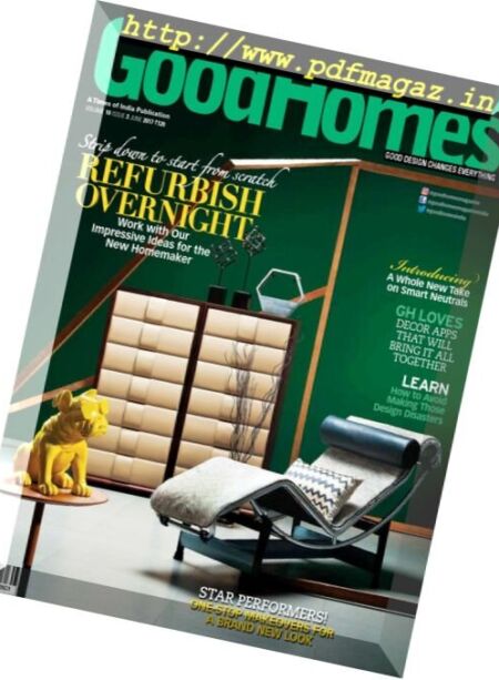 GoodHomes India – June 2017 Cover