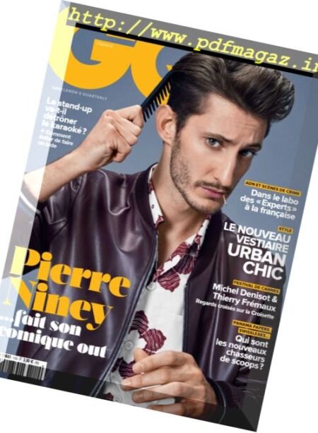 GQ France – Mai 2017 Cover