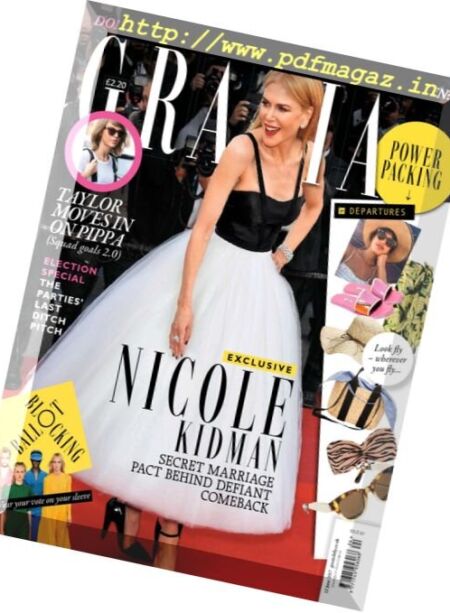 Grazia UK – 12 June 2017 Cover