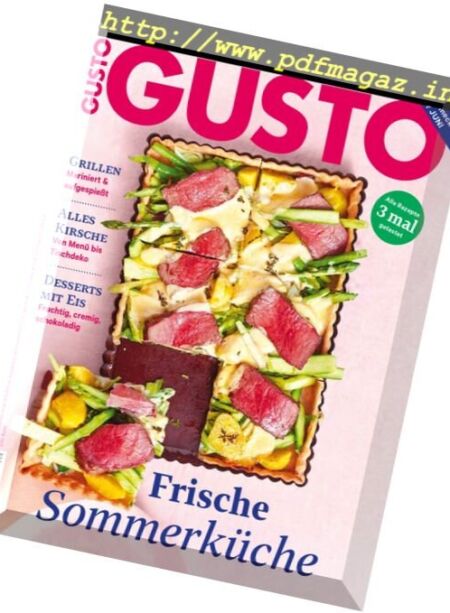 Gusto – Juni 2017 Cover