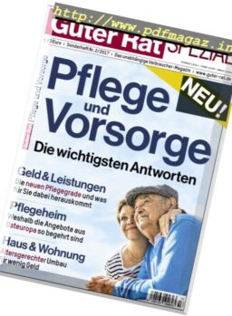 Guter Rat Sonderheft – Nr.2 2017