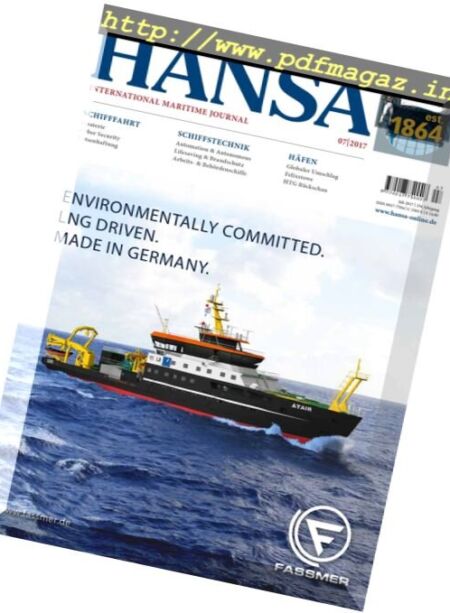 Hansa – Juli 2017 Cover