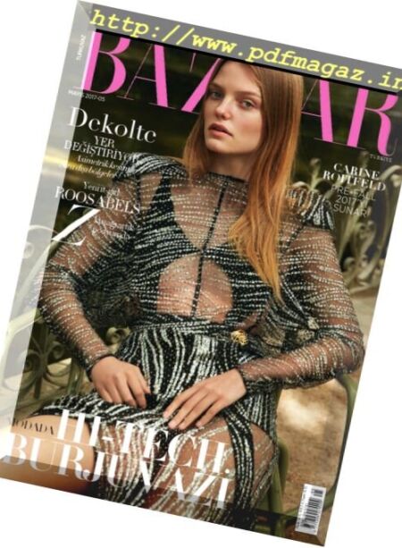 Harper’s Bazaar Turkey – Mayis 2017 Cover