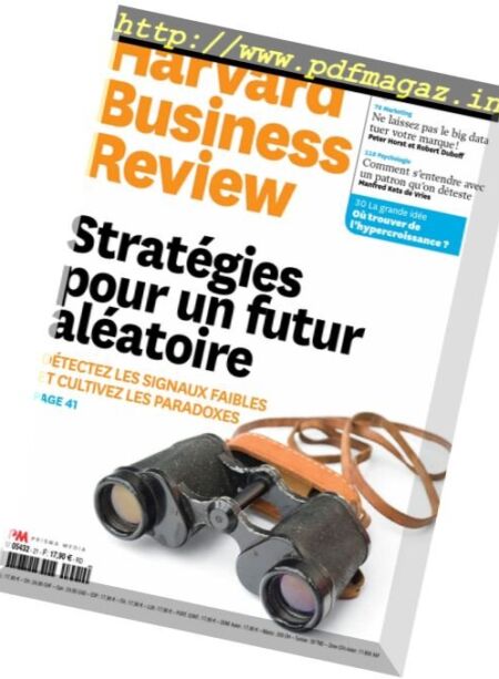 Harvard Business Review France – Juin-Juillet 2017 Cover