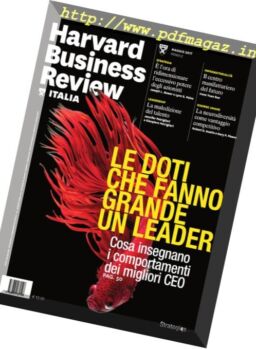 Harvard Business Review Italia – Maggio 2017