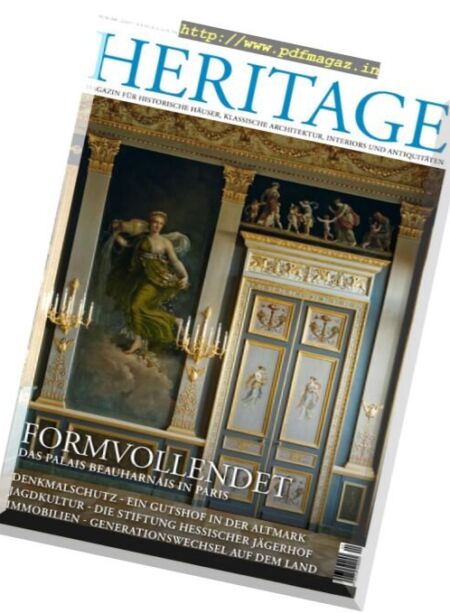 Heritage – Nr. 2, 2017 Cover