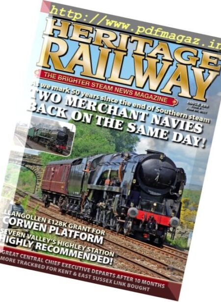 Heritage Railway – 2-29 June 2017 Cover