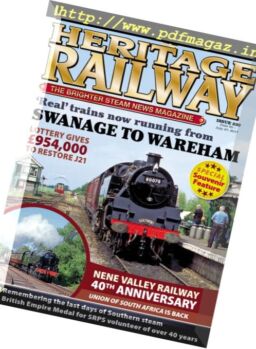 Heritage Railway – 30 June – 27 July 2017