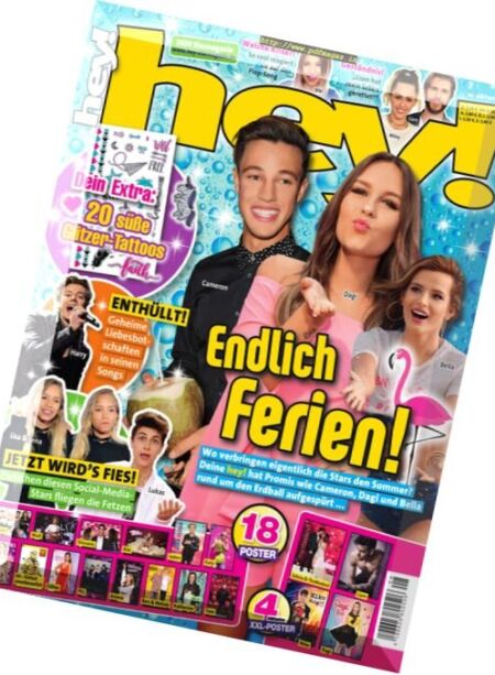 Hey! – August 2017 Cover