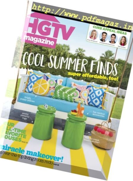 HGTV Magazine – July 2017 Cover