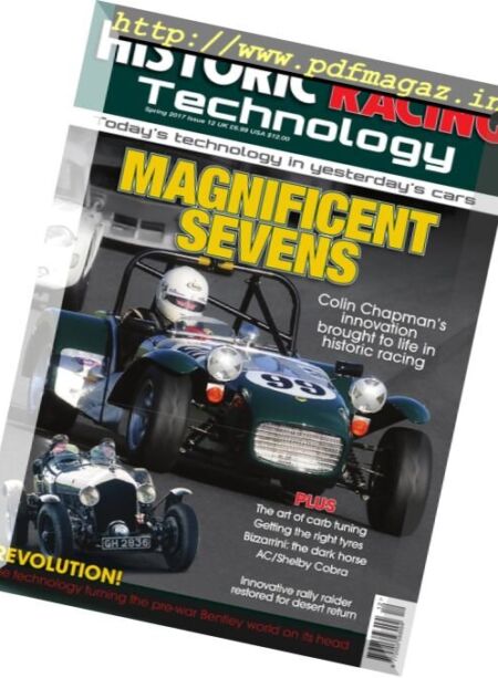 Historic Racing Technology – Spring 2017 Cover