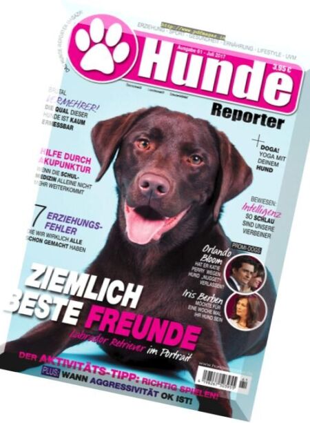 Hunde Reporter – Juli 2017 Cover