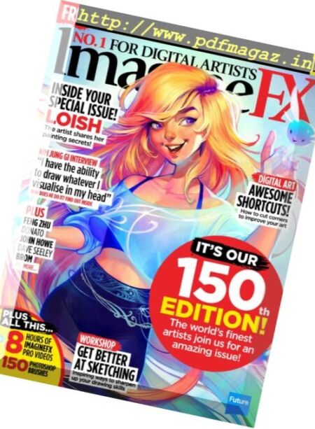 ImagineFX – August 2017 Cover