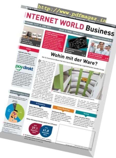 Internet World Business Germany – 6 Juni 2017 Cover