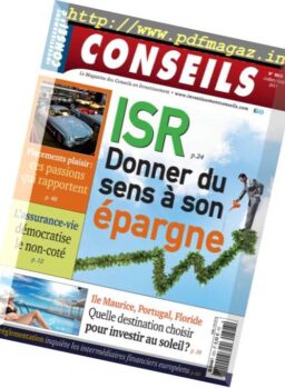 Investissement Conseils – Juillet-Aout 2017
