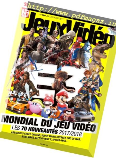Jeux Video Magazine – Juillet-Aout 2017 Cover