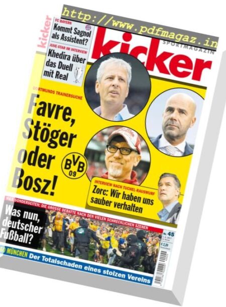 Kicker – 1 Juni 2017 Cover