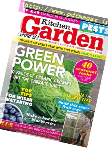 Kitchen Garden – August 2017 Cover