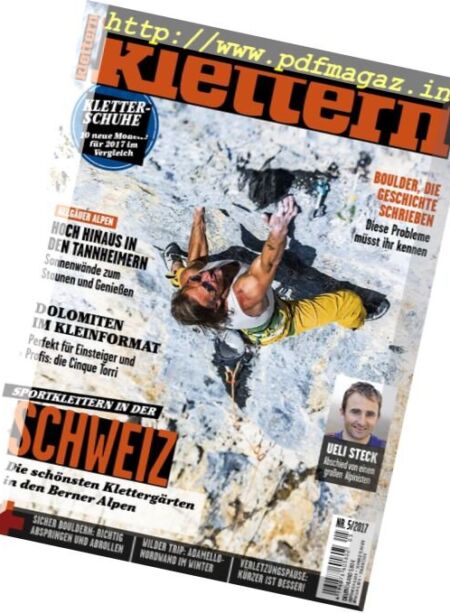Klettern – Nr.5 2017 Cover