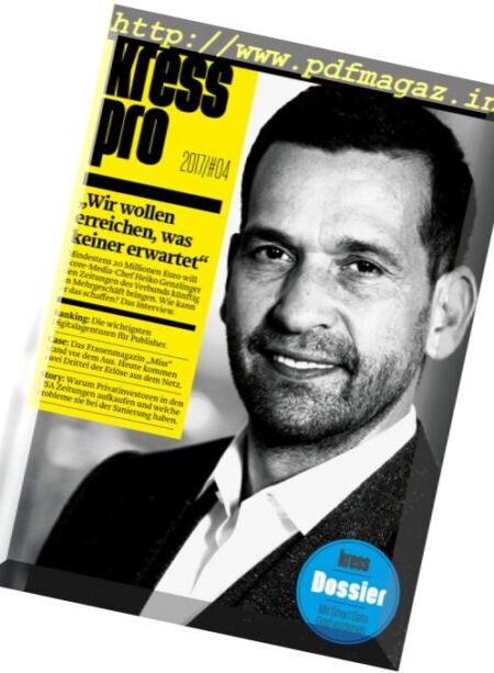 Kress Pro – Nr.4, 2017 Cover