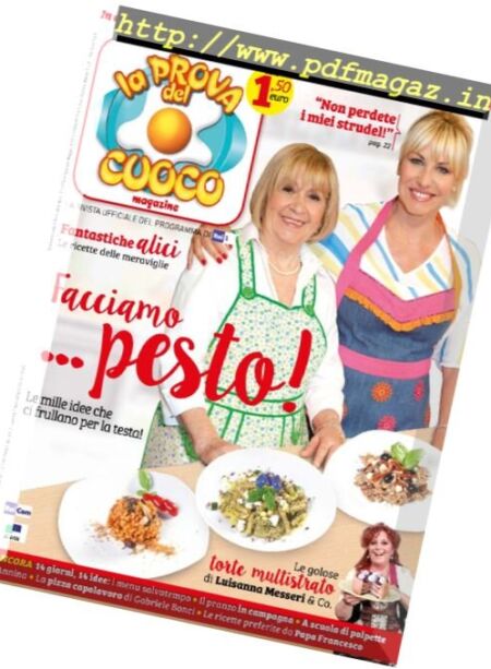 La Prova del Cuoco – Speciale Maggio 2017 Cover