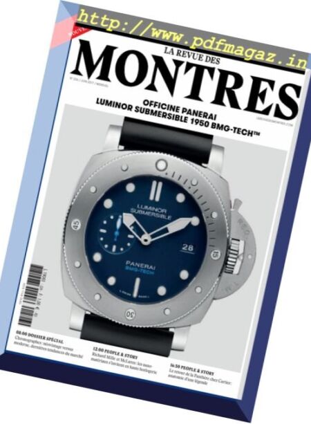 La revue des Montres – Juin 2017 Cover