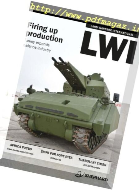 Land Warfare International – April-May 2017 Cover