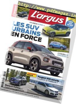 L’Argus – 15 au 28 Juin 2017