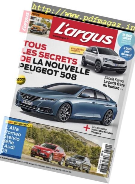 L’Argus – 24 Mai au 15 Juin 2017 Cover