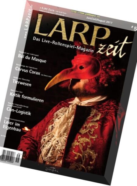 Larpzeit – Juni-August 2017 Cover
