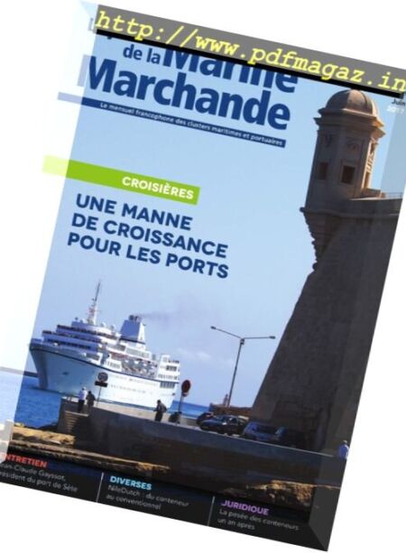 Le Journal de la Marine Marchande – Juin 2017 Cover