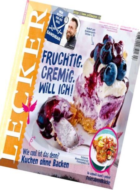 Lecker – Juli-August 2017 Cover
