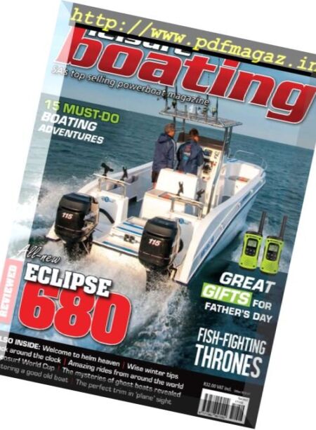Leisure Boating – June-July 2017 Cover