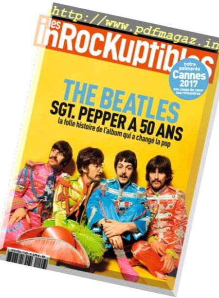 Les Inrockuptibles – 31 Mai au 6 Juin 2017 Cover