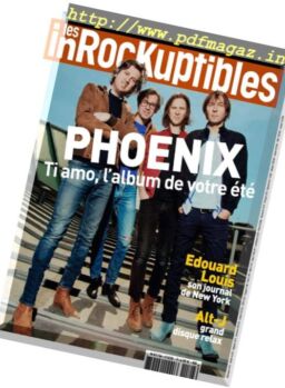 Les Inrockuptibles – 7 au 13 Juin 2017
