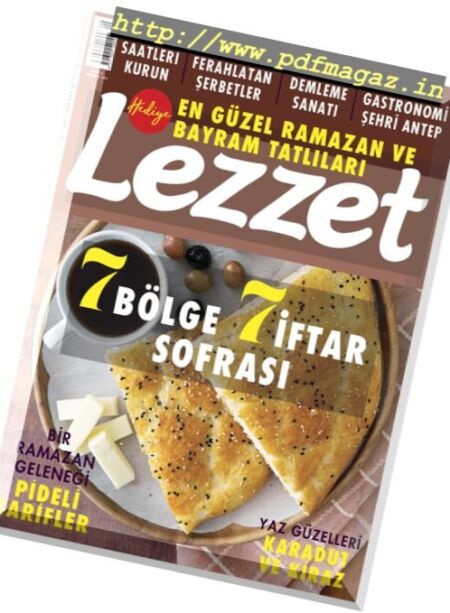 Lezzet – Haziran 2017 Cover