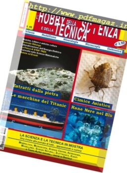 l’Hobby Della Scienza e Della Tecnica – Giugno 2017