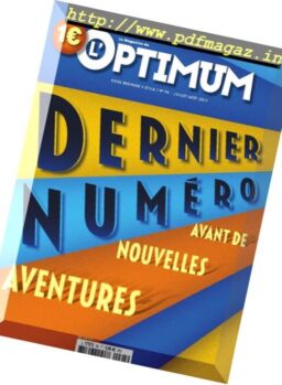L’Optimum – Juillet-Aout 2017