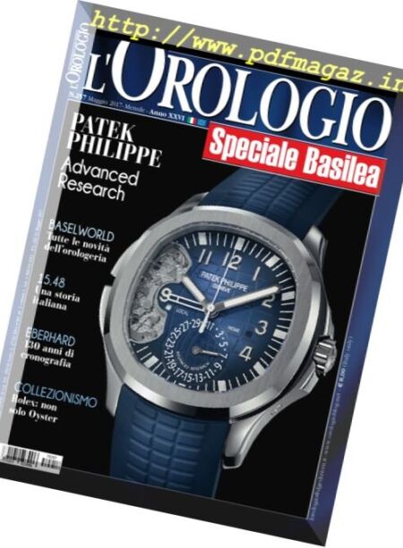 l’Orologio – Maggio 2017 Cover