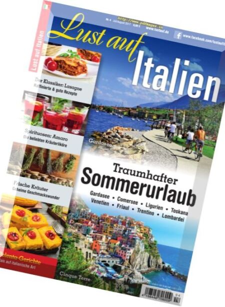 Lust auf Italien – Juli-August 2017 Cover