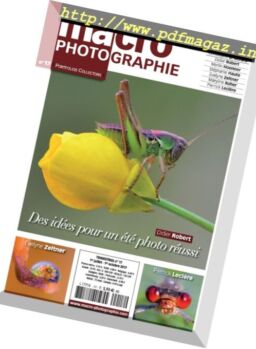 Macro Photographie – Juillet-Octobre 2017