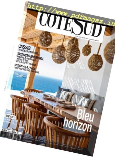 Maisons Cote Sud – Juin-Juinllet 2017 Cover